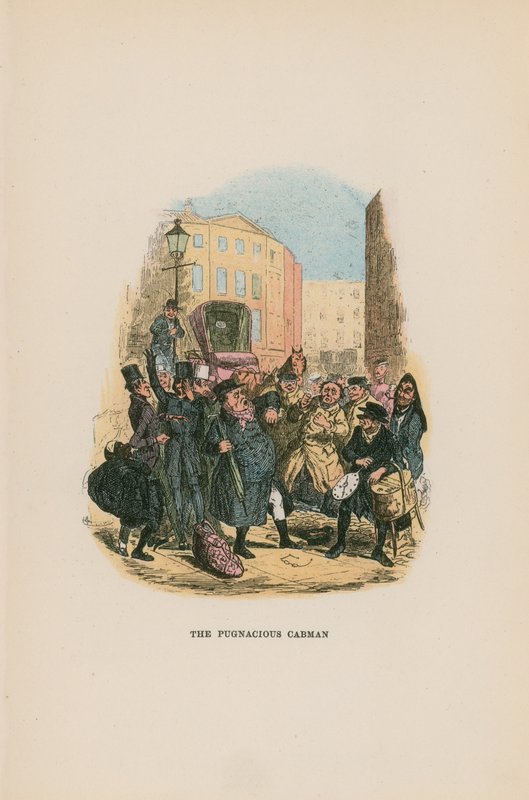 Ilustrace pro Pickwick Papers od Hablot Knight Browne