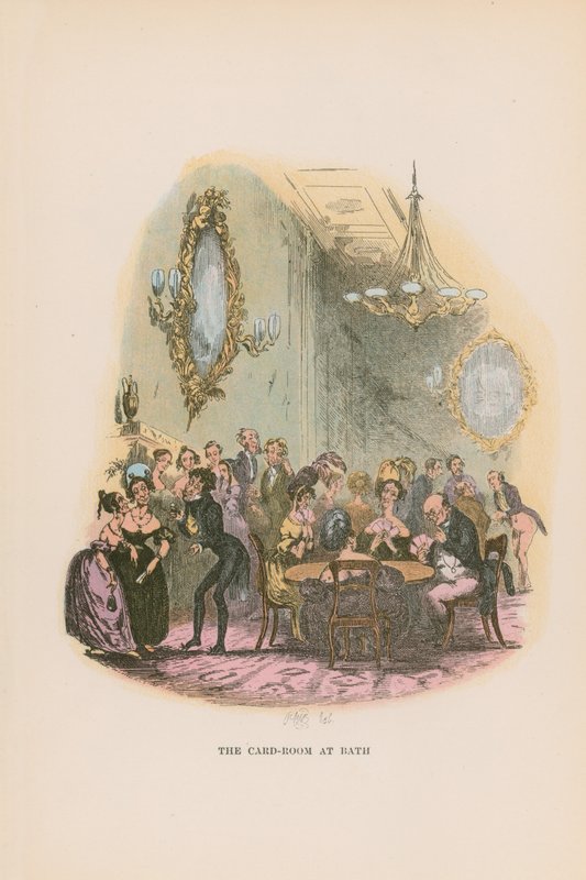 Ilustrace pro Pickwick Papers od Hablot Knight Browne
