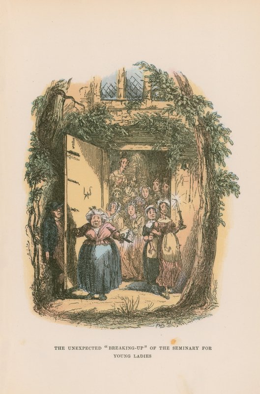 Ilustrace pro Pickwick Papers od Hablot Knight Browne