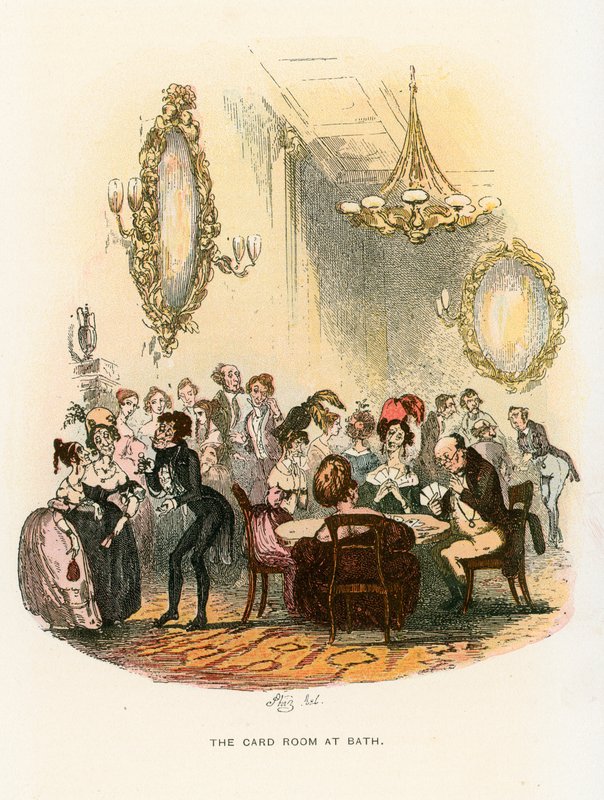 Ilustrace pro Pickwick Papers od Hablot Knight Browne