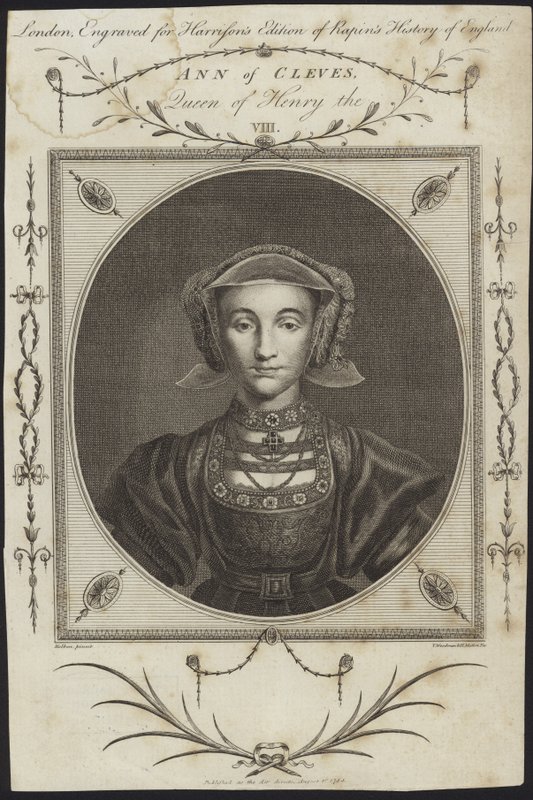 Anny z Cleves od Hans Holbein der Jüngere
