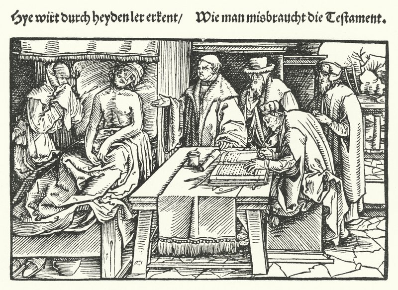 vůle (rytina) od Hans (after) Burgkmair