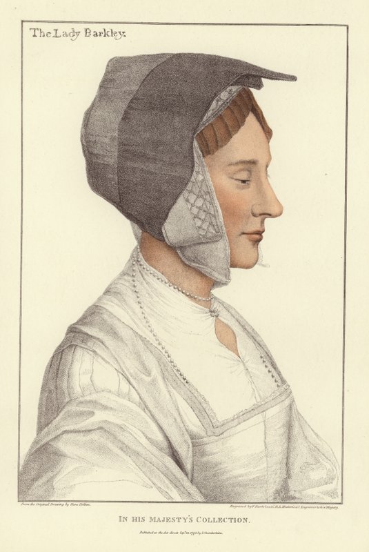 Anne Berkeley, baronka Berkeley (akvatinta) od Hans Holbein der Jüngere