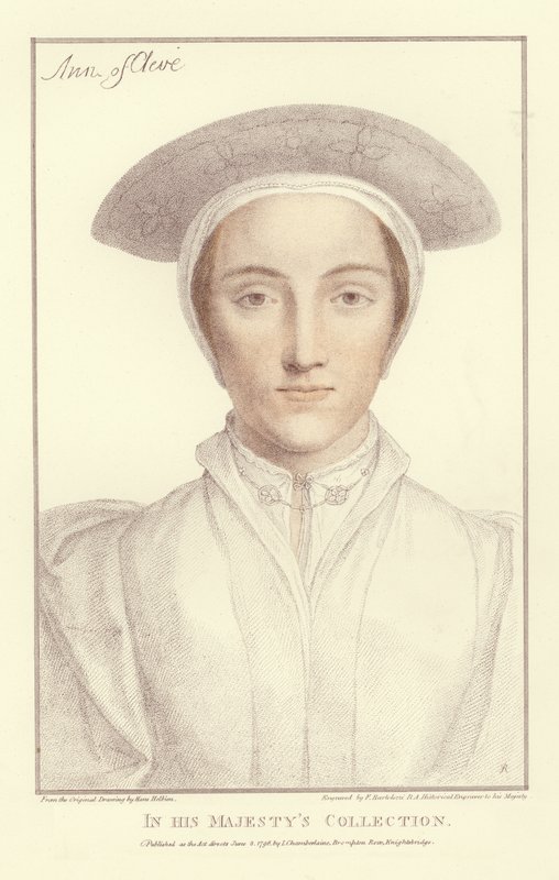 Anna z Cleves (akvatinta) od Hans Holbein der Jüngere