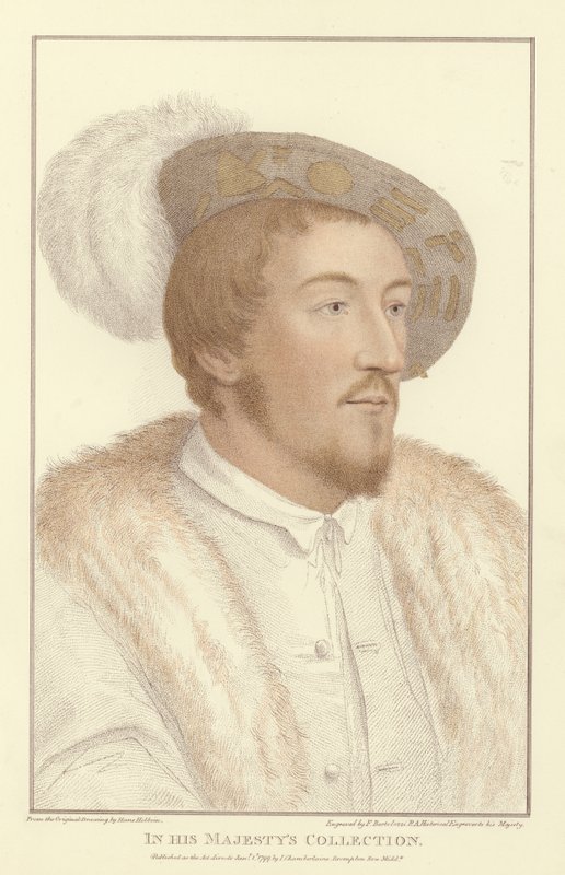 Anonymní muž (akvatinta) od Hans Holbein der Jüngere