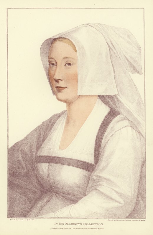 Anonymní žena (akvatinta) od Hans Holbein der Jüngere