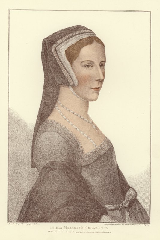 Anonymní žena (akvatinta) od Hans Holbein der Jüngere
