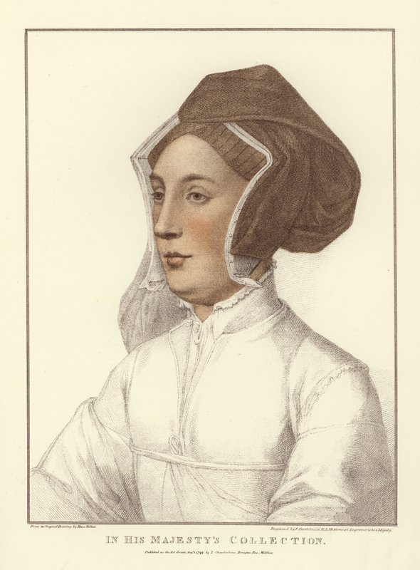 Anonymní žena (akvatinta) od Hans Holbein der Jüngere