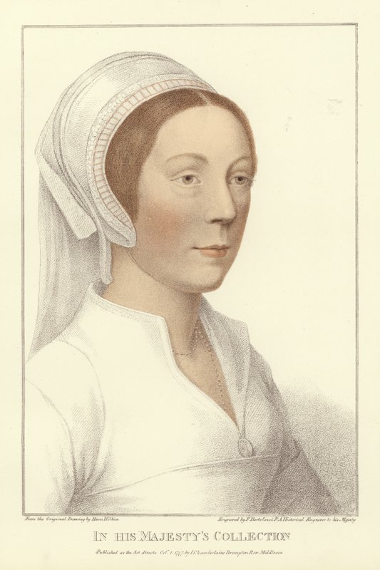 Catherine Howard (akvatinta) od Hans Holbein der Jüngere