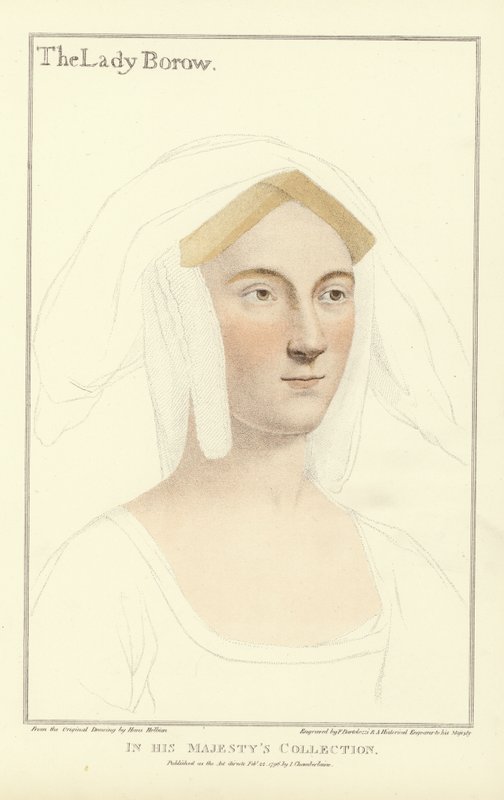 Catherine, The Lady Borough (akvatinta) od Hans Holbein der Jüngere