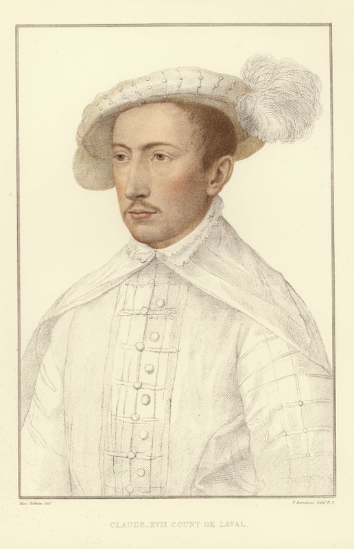 Claude XVII, hrabě z Lavalu (akvatinta) od Hans Holbein der Jüngere