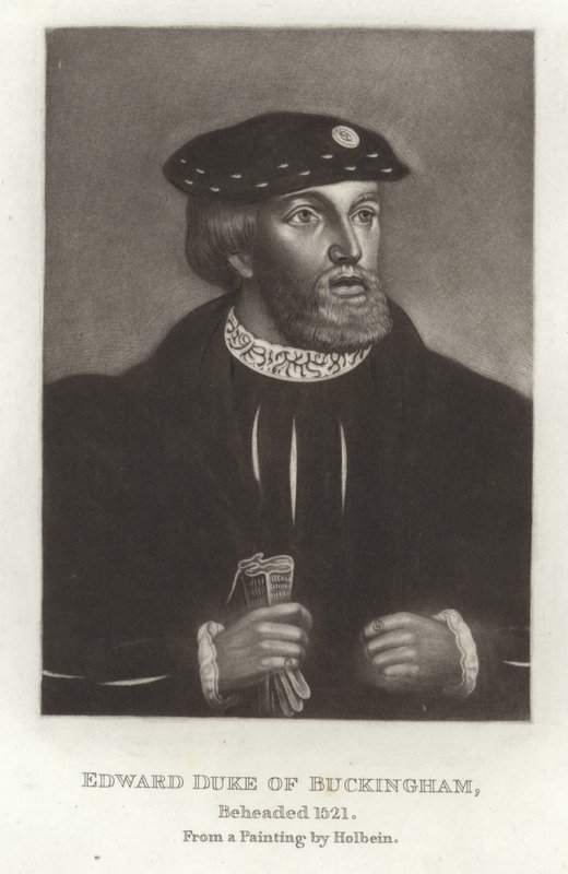 Edward vévoda z Buckinghamu od Hans Holbein der Jüngere