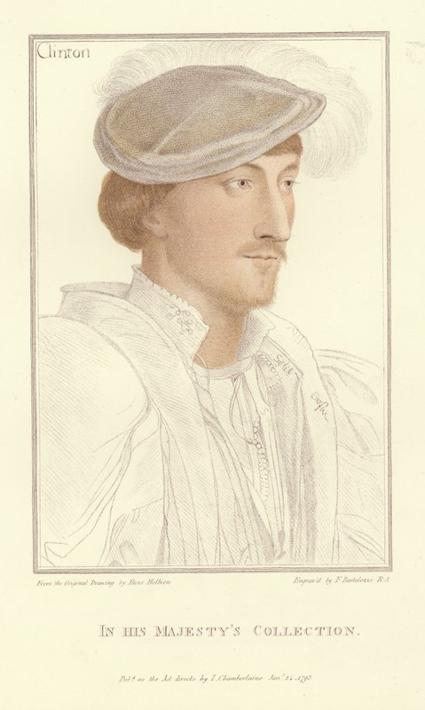 Edward, lord Clinton (akvatinta) od Hans Holbein der Jüngere
