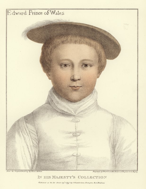 Edward, princ z Walesu (akvatinta) od Hans Holbein der Jüngere