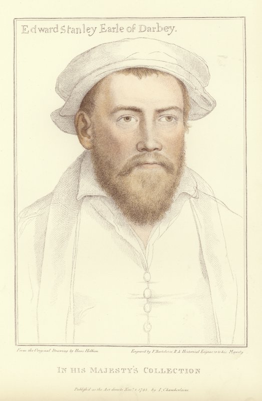 Edward Stanley, hrabě z Derby (akvatinta) od Hans Holbein der Jüngere