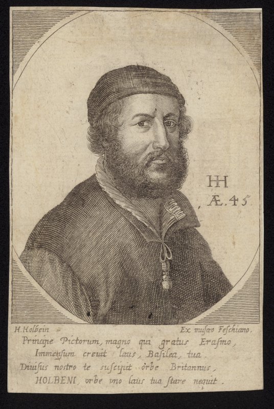 Autoportrét Hanse Holbeina od Hans Holbein der Jüngere