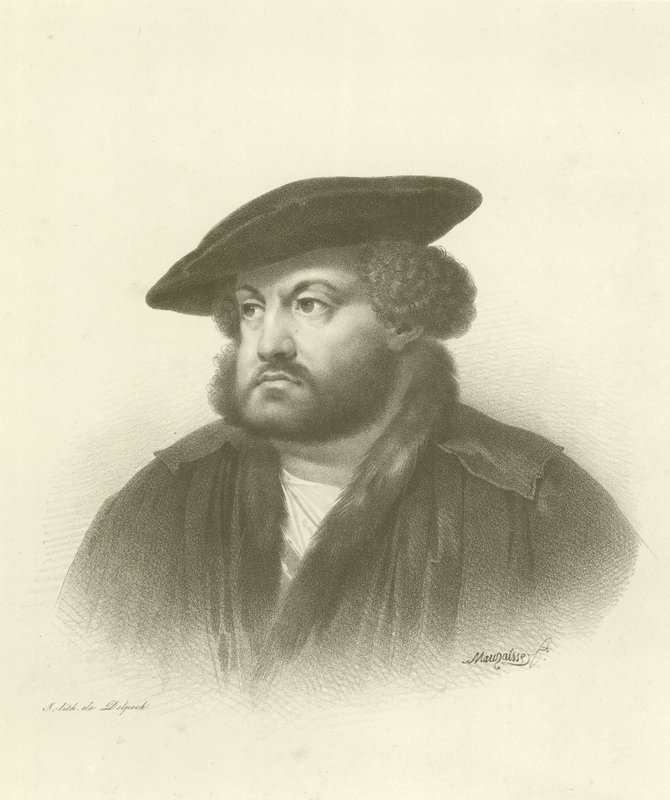 Hans Holbein mladší, německý umělec od Hans Holbein der Jüngere