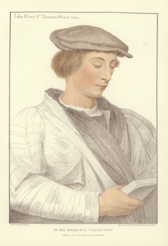 John More, syn sira Thomase More (akvatinta) od Hans Holbein der Jüngere