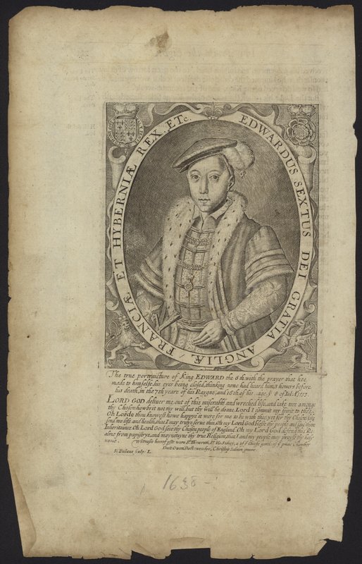 Anglický a irský král Edward VI od Hans Holbein der Jüngere