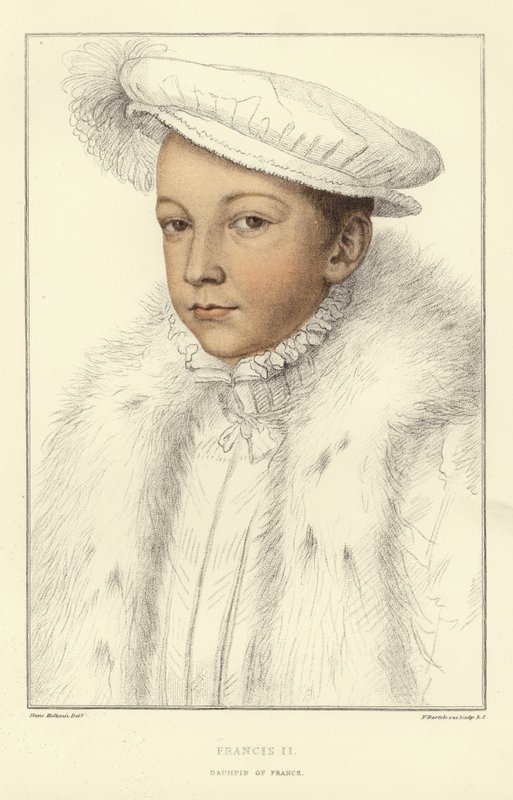 Francouzský král František II (akvatinta) od Hans Holbein der Jüngere