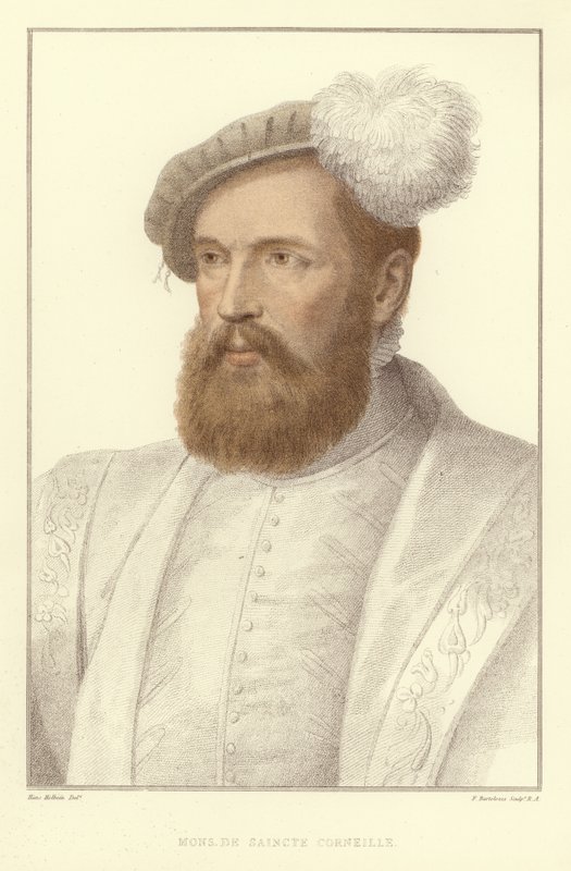 Monsieur De Saincte Corneille (akvatinta) od Hans Holbein der Jüngere
