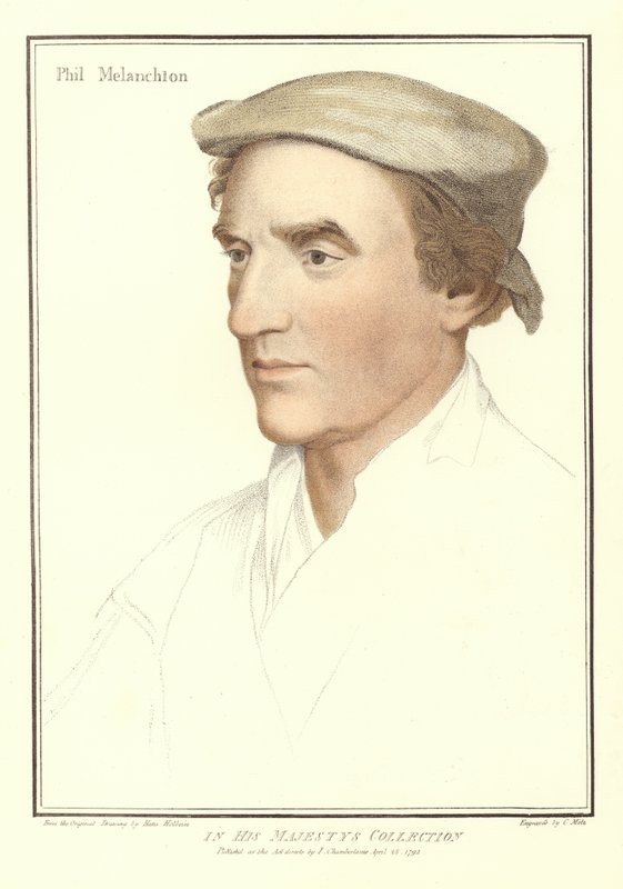 Philipp Melanchthon (akvatinta) od Hans Holbein der Jüngere