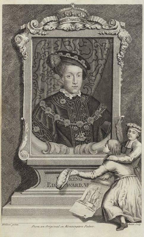 Portrét anglického Edwarda VI od Hans Holbein der Jüngere