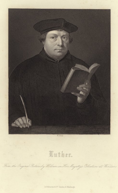 Portrét Martina Luthera od Hans Holbein der Jüngere