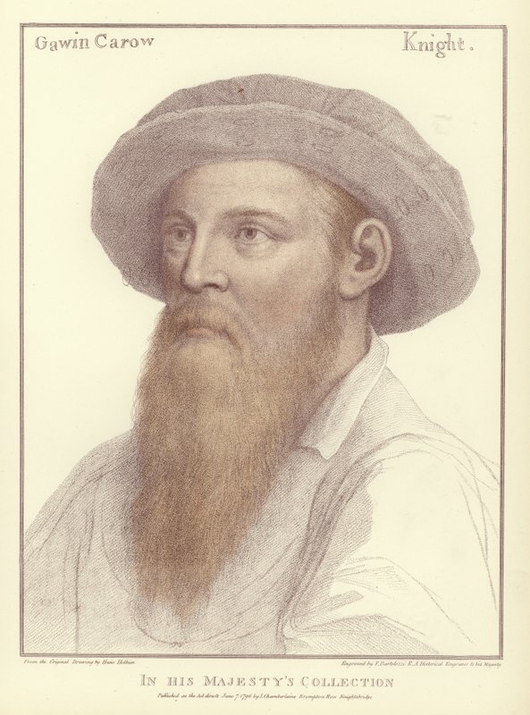 Sir Gawain Carew (akvatinta) od Hans Holbein der Jüngere
