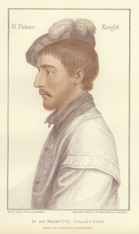 Sir Nicholas Poins (akvatinta) od Hans Holbein der Jüngere