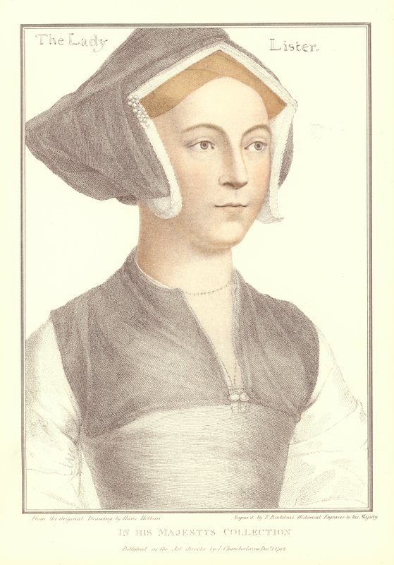 Lady Lister (akvatinta) od Hans Holbein der Jüngere