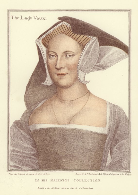 Lady Vaux (akvatinta) od Hans Holbein der Jüngere
