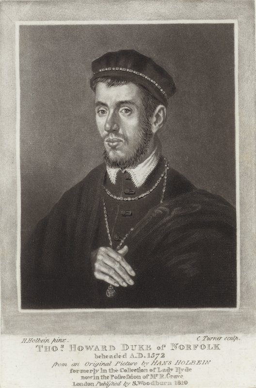 Thomas Howard vévoda z Norfolku od Hans Holbein der Jüngere