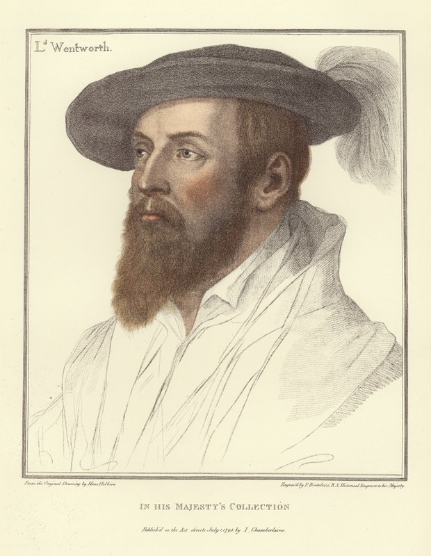 Thomas Wentworth, Lord Wentworth (akvatinta) od Hans Holbein der Jüngere