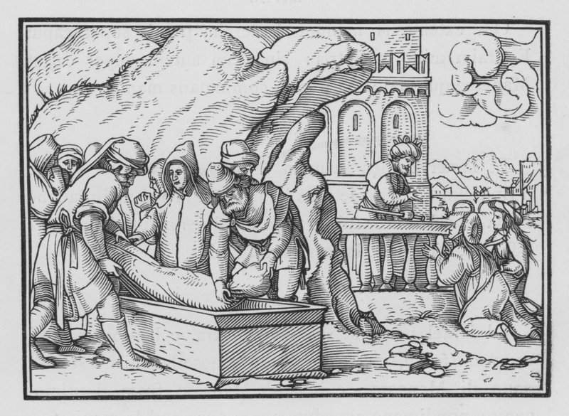 Smrt Josefa, Genesis L, 26 od Hans Holbein der Jüngere