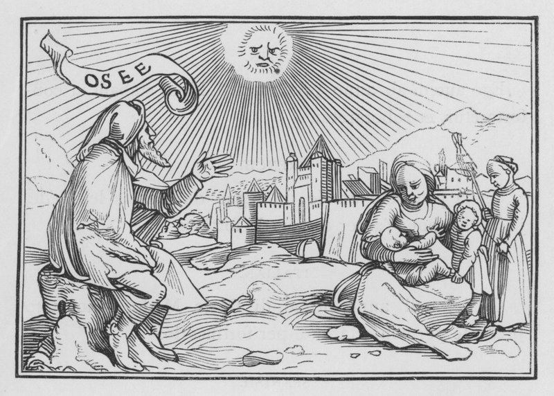 Ozeášovo proroctví, Ozeáš I, 1 od Hans Holbein der Jüngere