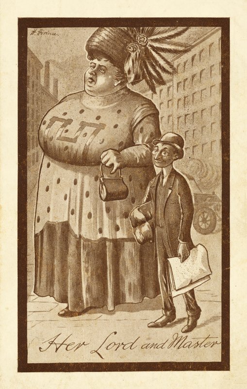 Její pán a vládce (litografie) od Hans Horina
