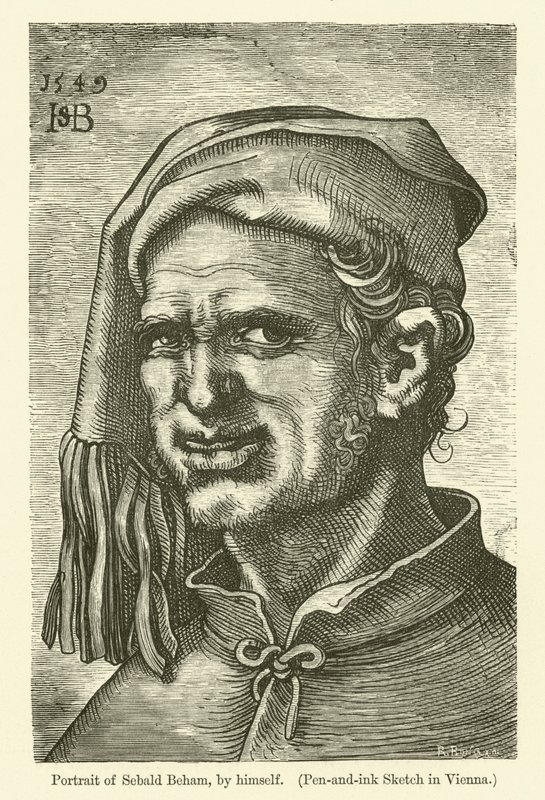 Autoportrét německého malíře a grafika Sebalda Behama od Hans Sebald Beham