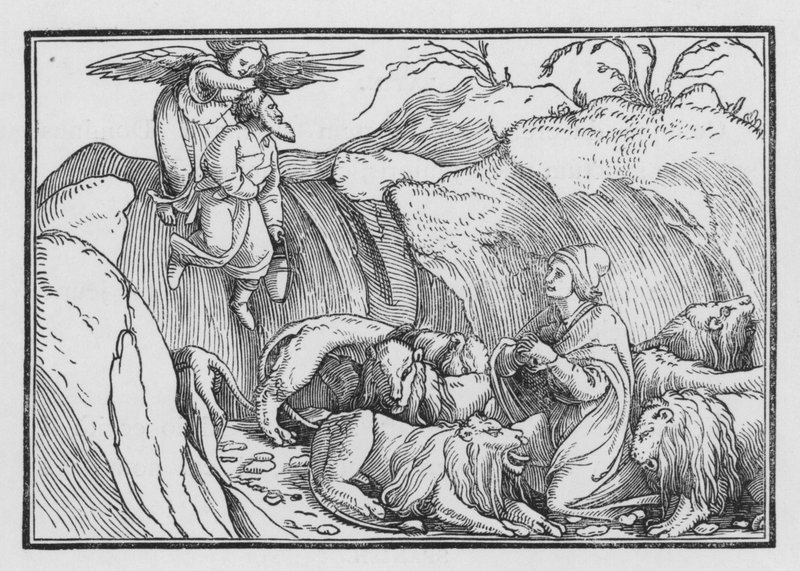 Daniel v Doupěti lvů, Bel a drak I, 36 od Hans after Holbein the Younger