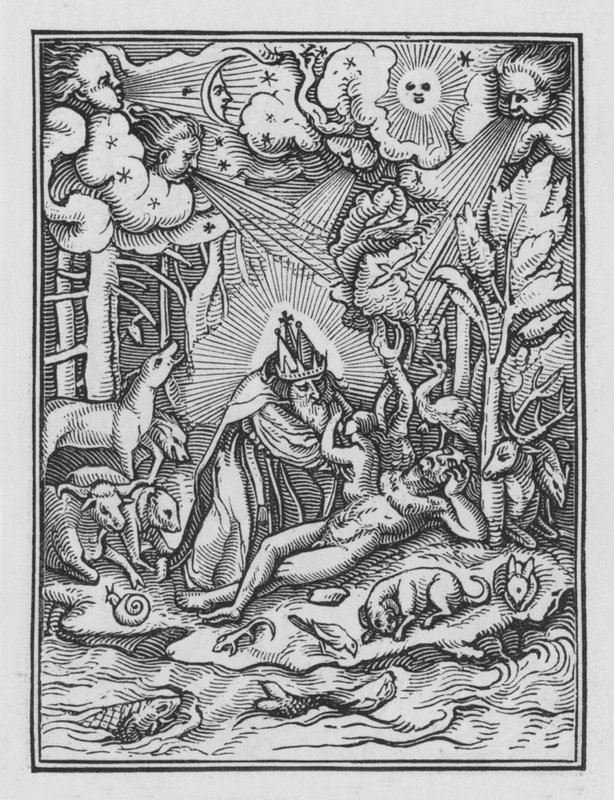 Holbeinův Tanec smrti: Stvoření od Hans after Holbein the Younger