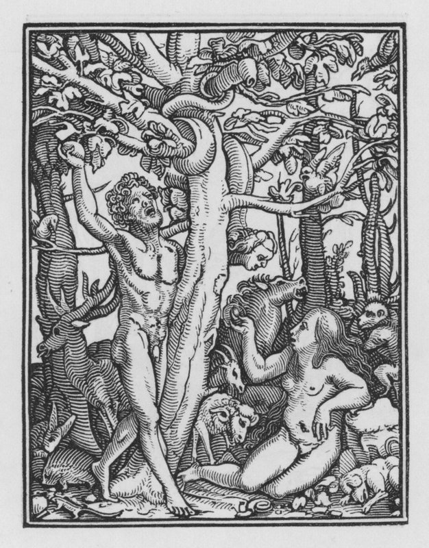 Holbeinův Tanec smrti: Pokušení od Hans after Holbein the Younger