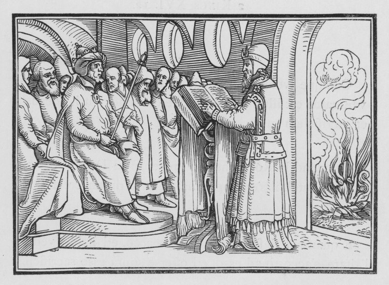 Josiah Destroyeth Idolatry, 2 Kings XXIII, 2 od Hans after Holbein the Younger