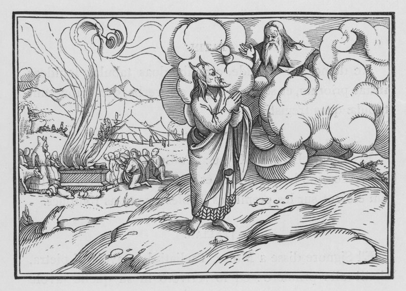 Zápalné obětiny, Leviticus 1, 2 od Hans after Holbein the Younger