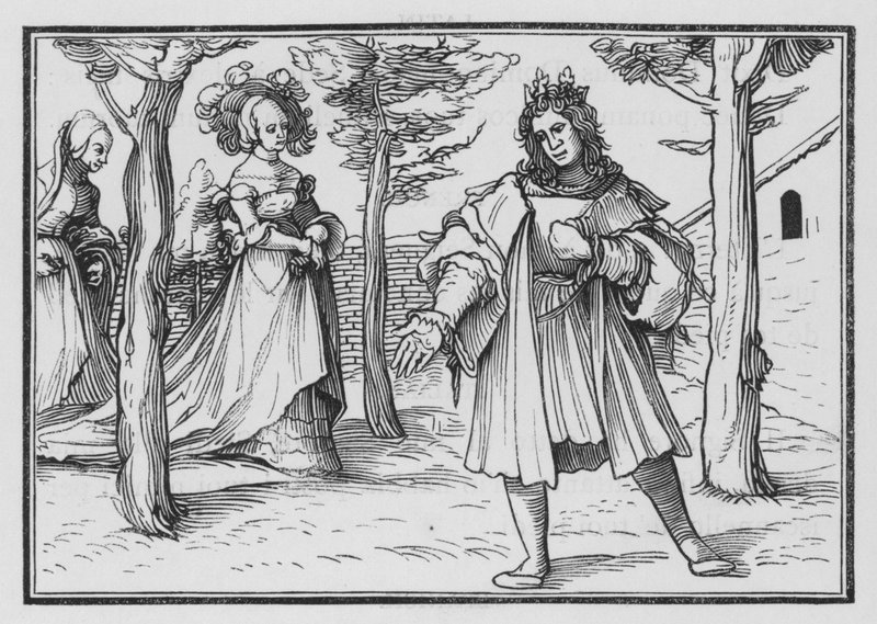 Láska církve ke Kristu, Píseň Šalomounova I, 14 od Hans after Holbein the Younger