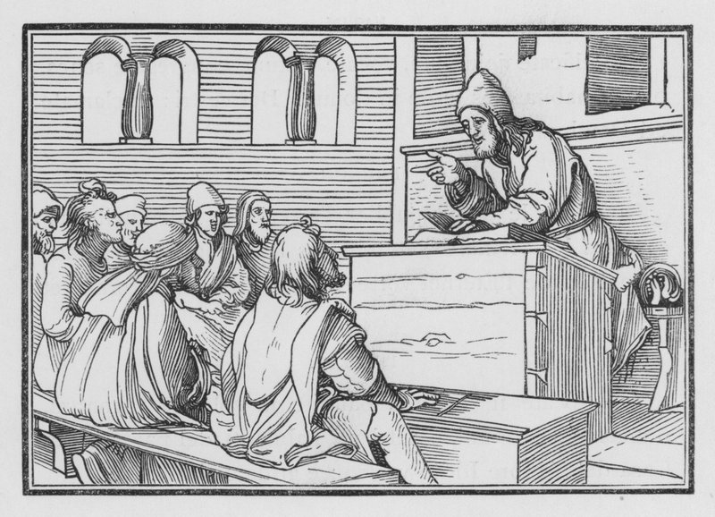 Amosovo proroctví, Amos I, 1 od Hans after Holbein the Younger
