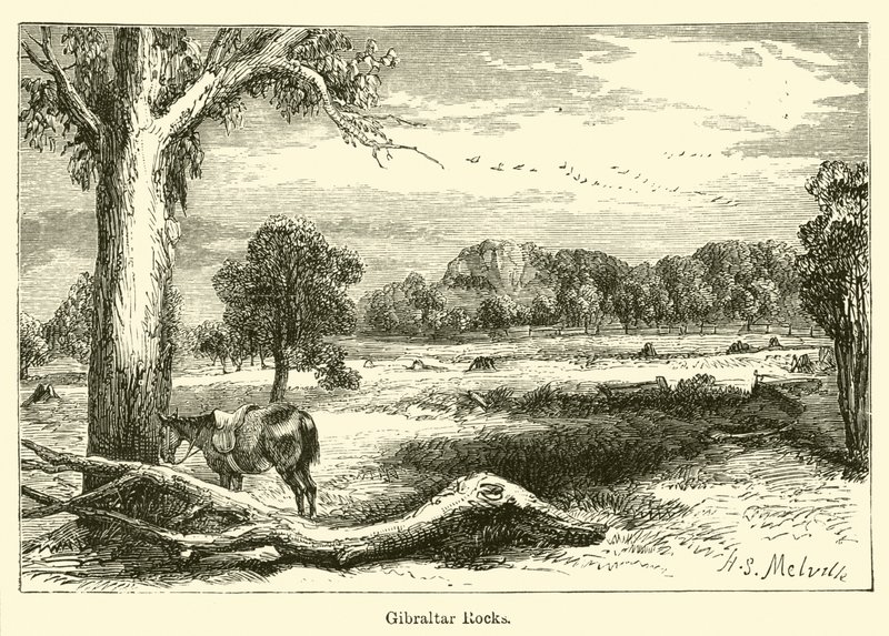 Gibraltarské skály od Harden Sidney Melville