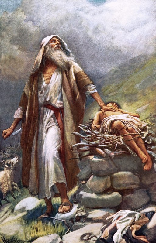 Abraham a Izák od Harold Copping