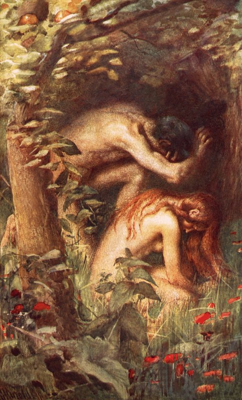 Adam a Eva od Harold Copping