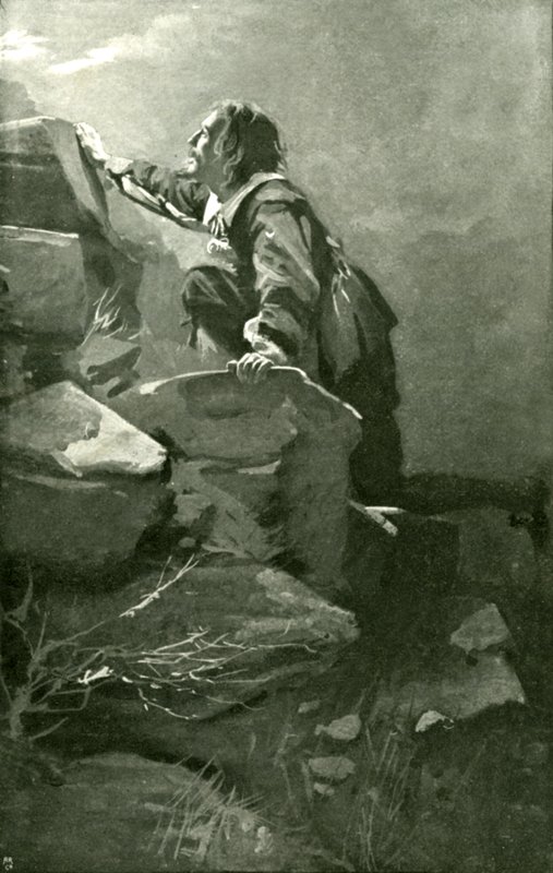 Christian lezení na kopec obtížnost (litho) od Harold Copping