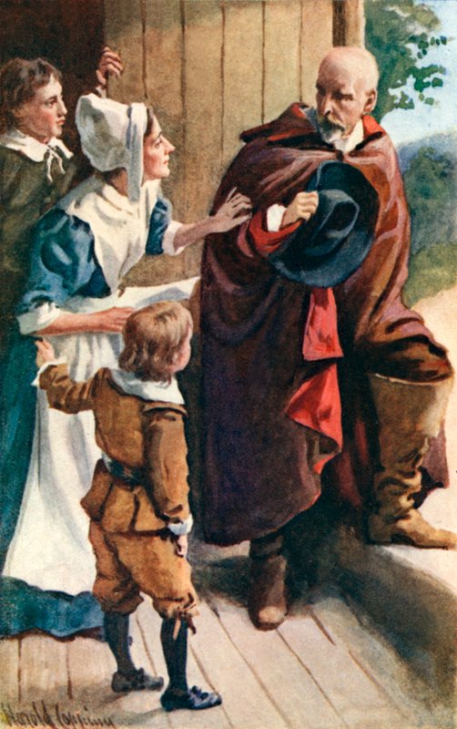 Christianina návštěva od Harold Copping